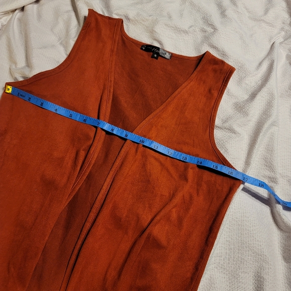 VINTAGE MADE IN THE USA Faux suede long hippie boho y2k in perfect  condition - Picture 8 of 14